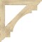 Ekena Millwork Merced Traditional Rough Sawn Bracket, Douglas Fir, 4"W x 36"D x 36"H BKT04X36X36MRC01RDF - alternate 4